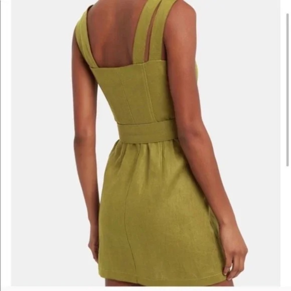 Nicholas Button Front Double Strap Sleeveless Dre… - image 2
